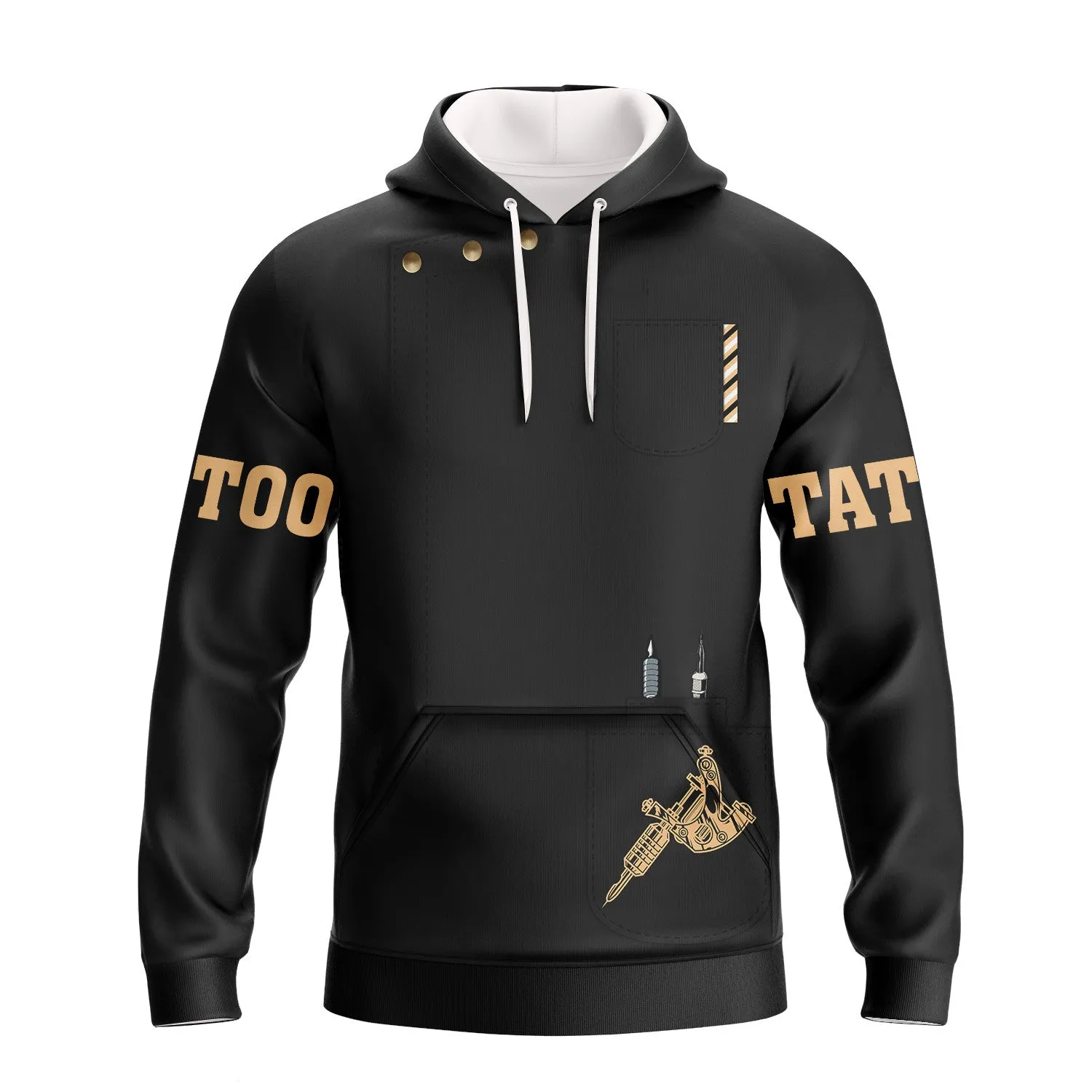 Tattoo Machine Personalized 3D Christmas Sweatshirt Classic Tattoo Uniform