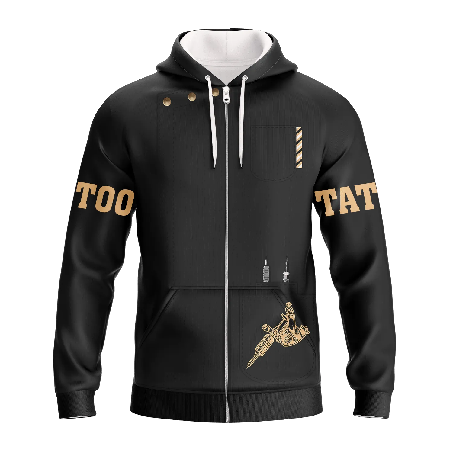 Tattoo Machine Personalized 3D Christmas Sweatshirt Classic Tattoo Uniform