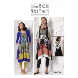 TOP/DRESS/LEGGINGS SET - V9108