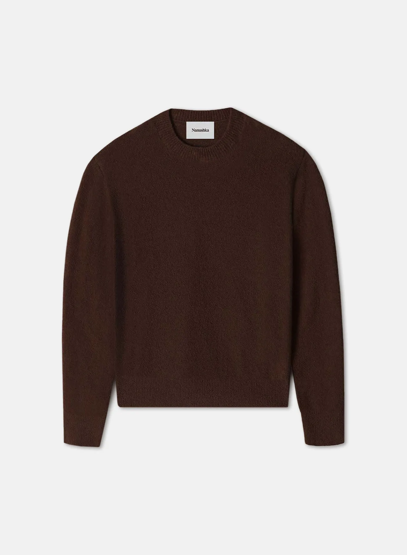 Virote - Fluffy Knit Sweater - Brown