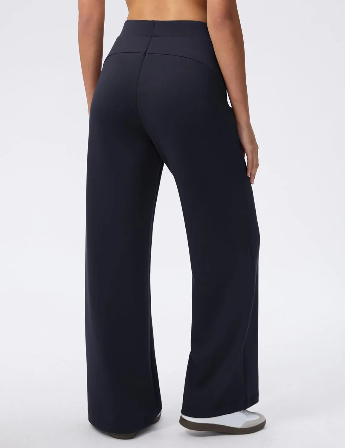 Wide Leg Pants for Women High Waist Relaxed Dress Pants with Pockets 30"